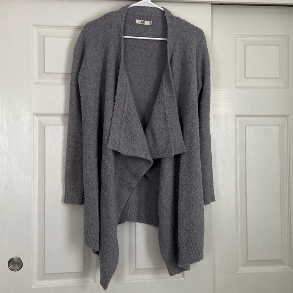 Small Gray UGG Phoebe Wrap Cardigan